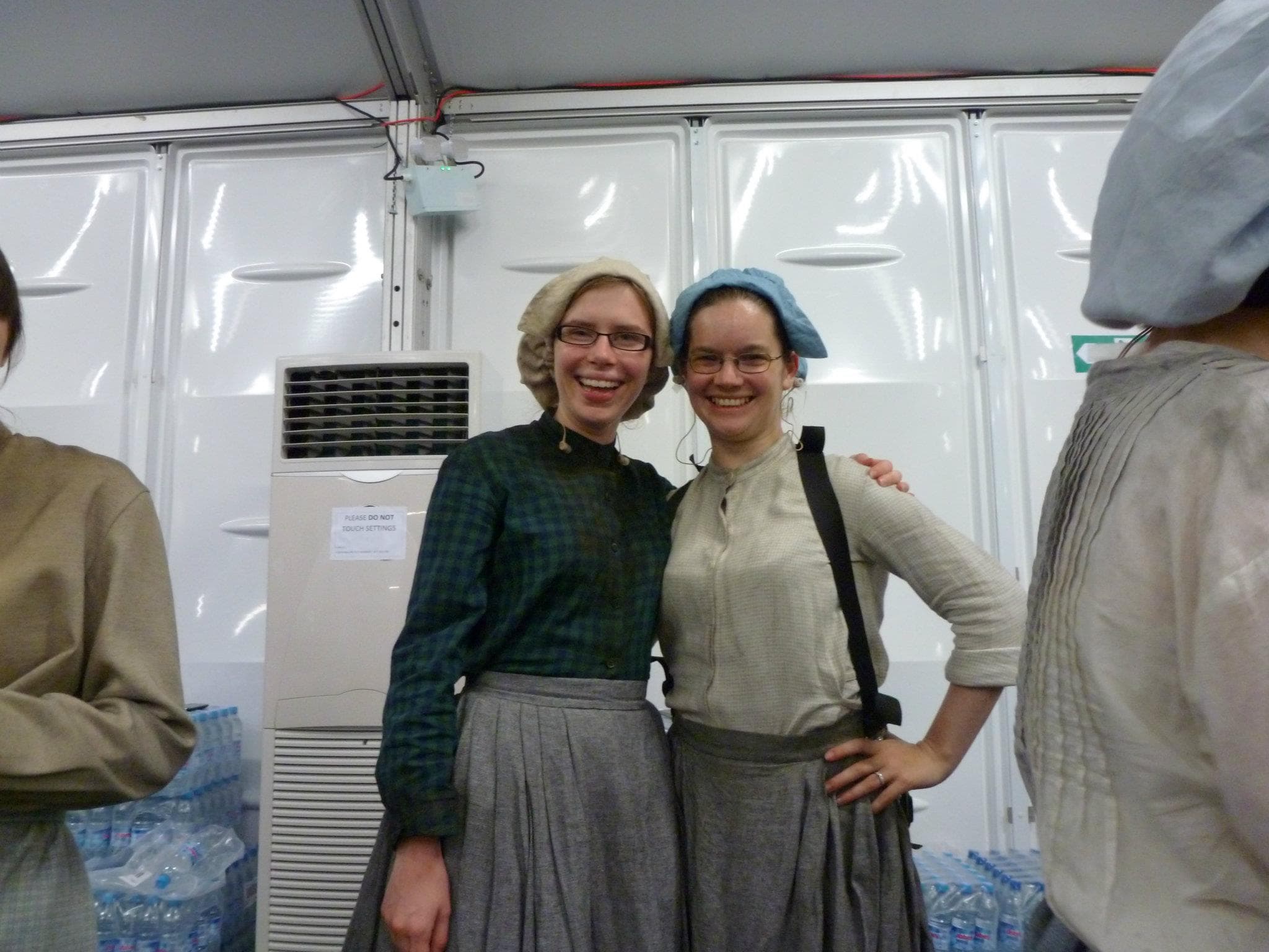 In the dressing room for the Opening Ceremony